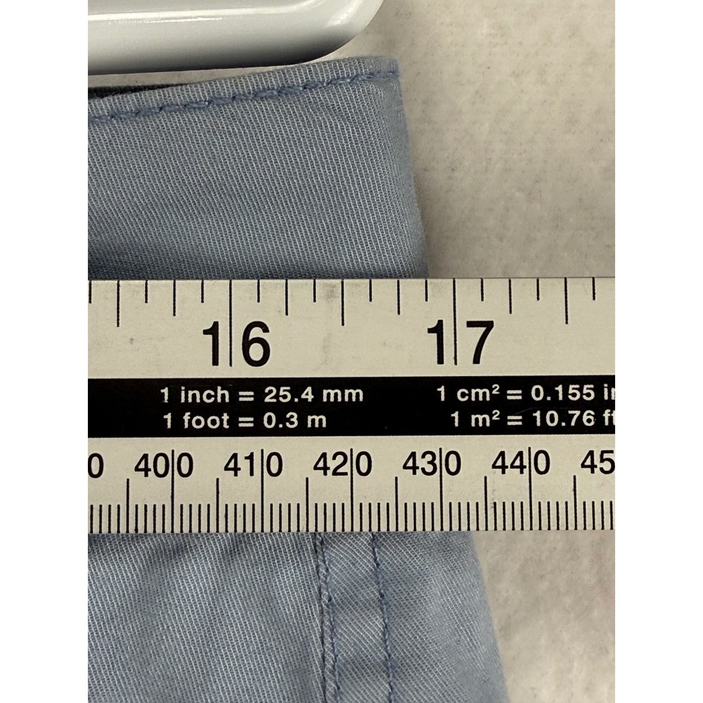 Gloria Vanderbilt Capri Pants Womens 12 Blue Stretch Amanda Cropped Tie Hem - Picture 8 of 11